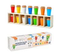 Color Learning Toys - Match Bottle Game, Educational with Sorting Lids, Activity for Memory Learning, Toys & Games, Interactive Sensory Tool for Kids Boys Girls Classroom Birthday