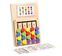 Color Learning Toys - Slide Puzzle Sorting Game, Wooden Montssori Logic Maze Hardware, Early Education Cognitive Memory Board, Sensory Busy Boarrd | Thinking Tool for Child & Hospitalized Senior