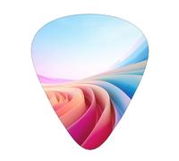 Color map Print 12 Pcs Guitar Picks Fit Lovers 3 Different Thickness 0.46 0.71 0.96mm