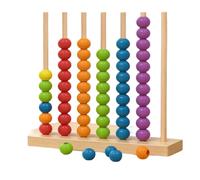Color Match Game - Ring Stacking Matching Game for Educating, Natural Timber Discs with Vibrant Pigment, Hand Eye Coordination Trainer & Smooth Tactile Edges for Kids and Kindergarten