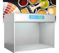 Color Matching Assessment Booth, Light Box with 4/5/6 Light Sources for Textile, Leather, Plastic, and Fabric - Ideal for Accurate Color Evaluation