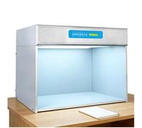Color Matching Cabinet with LED Strip Lights - Color Assessment Light Booth for Textile Printing with 5 Light Sources