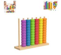 Color Matching Game, Sorting Stacking Toys, Fast-Paced Ring Stacking Challenge Tabletop Puzzle, Competitive Sorting Toys for Family Gathering, Party (Multicolor-A)