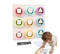 Color Matching Lacing Toy -Wooden Stringing Game, Educational Preschool Activity, Fine Motor Skill Development | Fun Learning Tool for Girls Boys Hand Eye Coordination Early Childhood Play Daily Use