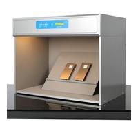 Color Matching Light Box for Textile Evaluation, 6 Light Sources for Accurate Fabric and Clothing Color Assessment, Perfect for Dyeing and Design Projects