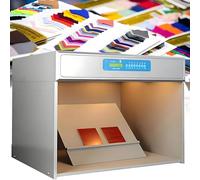 Color Matching Light Box with Multiple Light Sources for Fabric and Textile Color Assessment