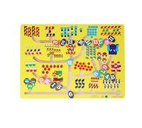 Color Matching Maze,Wooden Educational Activity,Number Counting Board Maze Toy - for Classroom Living Room Kindergarten Travel Preschoolers Children Boys