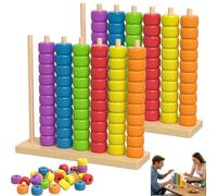 Color Matching Stacking Puzzle Game - 2026 Trendy Color Matching Stacking Puzzle Game, Fast Pattern Challenge Ring Stack Puzzle for 2 Players (2 Pcs)