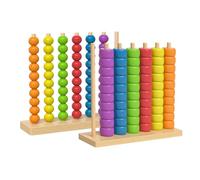 Color Matching Stacking Puzzle Game, With Fun And Compact Design, 28x25x8cm, Fast Pattern Challenge Ring Stack Puzzle, Stack Solve Set With Rack, Smóóth Rim Design, For Boys, Girls, Preschoolers