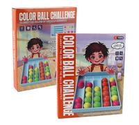 Color Matching Toys | Ball Sort Puzzle Brain Teaser Game -Learning Gadgets Sensory Learning Sensory Activities Educational Fidget For Classroom Holiday Basket Travel Kindergarten Stocking Easter