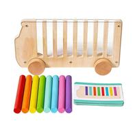 Color Matching Toys - Sensory Cute Educational Game Set, Kids Learning Activity Sticks, Cognitive Skill Builder Kit | Bright Color Sorting Toy For Boys Girls Home Classroom Preschool Playroom Travel