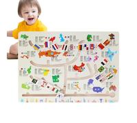 Color Maze Toy,Early Learning Logical Thinking Builder | Table Maze Color Matching Toy - for Preschoolers Children 3 Years Classroom Living Room Kindergarten Travel