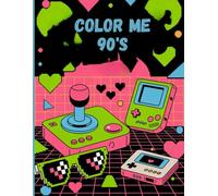 Color Me 90s: Nostalgic & Bold Designs for Relaxation