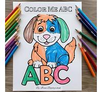 Color Me ABC: Coloring book for little learners