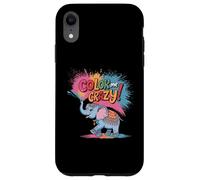 Color Me Crazy Happy Holi Festival Colors India Hindu Kids Case for iPhone XR