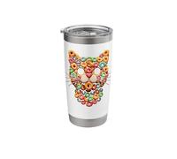 Color Me Happy: Fruit Loops Cat Stainless Steel Insulated Tumbler