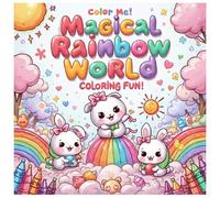 Color Me Magical Rainbow World: A Fun Coloring Book for Kids & Adults - Stress-Relieving, Creative, Fantasy Designs: Anti-Stress Art Therapy for All ... Magical Creatures & Enchanting Rainbow Scenes