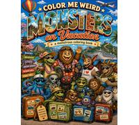 Color Me Weird: Monsters on Vacation: A Monstrous Coloring Book (Color Me Weird Coloring Books)