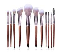 Color Mixing Bristles Wooden Handle Makeup Brush Set Beauty Makeup Tools