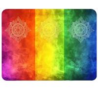 Color Mouse Mat 220x180x3mm Mandala Mouse Pad, Thick Non-Slip Rubber Base Desk Mat and Stitched Edge, Optimised Gaming Sensors Mousepad Office Accessorie for Home Computers Learning Laptop PC,Model788