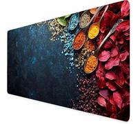 Color Mouse Mat 36x16inch Life Gaming Mouse Pad, Large Mousepad with Non-Slip Rubber Base, Office Accessories with Stitched Edge, Washable Mousepad for Laptop, Office, Room Decor, Gifts for Men -XZ63V