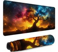 Color Mouse Pad XXL 1200 x 600 mm, Large Mouse Mat Tree Waterproof Desk Pad with Stitched Edges and Non-Slip Rubber Base, Extended Comfortable Gaming Mousemat, for Improves Speed and Precision C-2765