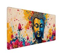 Color Mouse Pad Zen Large Mouse Mat 100 x 50cm Desk Mat Large Non-Slip Rubber Base-Smooth Cloth Surface, Durable Stitched Edges Desk Pad for Office, Work, Computer Keyboard Accessories (Color) 50404i