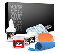 Color N Drive Touch Up Paint - Compatible with Audi Daytona Grey Pearl (LZ7S, 6Y) - Scratch and Chip Repair Kit - Plus Pack