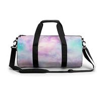 Color Nebula Sport Duffel Bag Gym Bag Weekend Overnight Bag for Travel Camping Hiking Beach 45x23x23cm