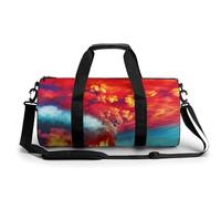 Color Nebula Sport Duffel Bag Gym Bag Weekend Overnight Bag for Travel Camping Hiking Beach 45x23x23cm