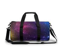 Color Nebula Sport Duffel Bag Gym Bag Weekend Overnight Bag for Travel Camping Hiking Beach 45x23x23cm