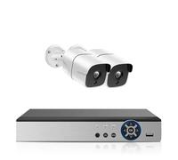 Color Night Vision Surveillance System 8MP 8CH H.265+ P2P DVR Outdoor Waterproof Home CCTV 4K Video Camera Security System Kit(3T(户外运动),8CH DVR 2PCS CAMERA_US PLUG)