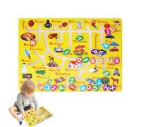 Color & Number Maze Wooden Fine Motor Trainer Shape Matching Game Board for Kids Over 3 Years Old Classroom Living Room Garden Travel