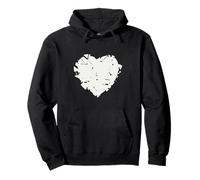 COLOR OF THE YEAR 2026 CLOUD DANCER SHATTERED HEART Pullover Hoodie