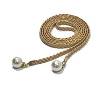 Color Optional Women Waist Belt Vintage Elastic Braided Waist Belt Knot Women Dress Shirt Seal Weaving Belts For Colorful Buckle Thin For Fashion Punk Seaside Decors