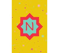 Color Outside the Lines: N Monogram Initial Journal