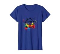 Color Outside The Lines: Vibrant Creative Expression T-Shirt, Women, Royal Blue, S