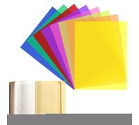 Color Overlays for Dyslexia | Reduce Visual Stress Strips - Color-Filter A4 Size Aid Tool for Learning Women Stress Reduction Clarity Assistance Men Book