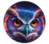 Color Owl 1000Pc Adults Jigsaw Puzzle Cardboard Jigsaw Perfect for Birthday, Christmas 67.5x67.5cm