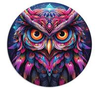 Color Owl Jigsaw Puzzles for Adults, 1000 Piece JigsawPuzzle 1000 Pieces for Adults Family Activity,DIY Home Decor, 67.5x67.5cm