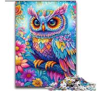 Color Owl Jigsaw Puzzles for Teenagers 2000 Piece Puzzle, for Age 14+ Home Art Decor Family Games Christmas Birthday Gifts (70x100cm)