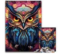 Color Owl JigsawPuzzle 1000 Pieces for Adults Challenging Puzzles Brain Teaser, Adult Game, Family Interactive Activity 26X38CM/10.23x14.96inch