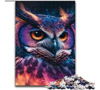 Color Owl Jigsaws Puzzles 1000 Pieces for Teenagers Gifts, Educational Stress Relief Toy for Is Ideal As A Gift for The Whole Family (26x38cm)