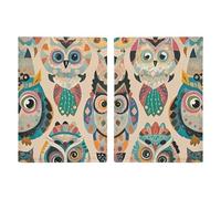 Color Owl Pattern Passport Holder for Travel PU Leather Passport Wallet Cover Organize Your Passports & Cards