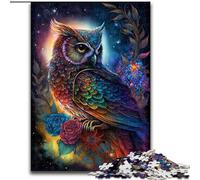 Color Owl Puzzles 1000 Pieces for Teenagers, Educational Games Home Decoration Unique Home Decor And Gifts (26x38cm)