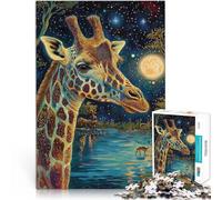 Color painting giraffeJigsaw Puzzles for Adults 2000 Piece Difficult and Challenge is ideal as a gift for the whole family 70x100cm
