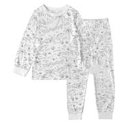 Color Pajamas Kids My Color Friend Kid Diy Pajama Hand-Painted Colorable Kids Pajamas Little Girls Pajamas Boys Pajamas Diy Drawing Pajamas Children Coloring Pijama Kids Coloring Pajama