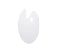 Color Palette 5 Pcs Color Palette Paint Palette With Thumb Hole Non-Stick Oil Paint Palette Oval Shaped Artist Painting Palette Mixing Palette For Watercolor Oil Gouache Or Diy Party