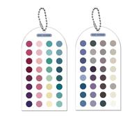 Color Palette Cards For Seasonal Analysis 2 Pieces Template
