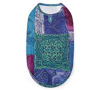 Color Pattern Background Dog Shirts Summer Pet T-Shirts Soft Sleeveless Tank Top Pet Clothes for Small Puppy and Cats